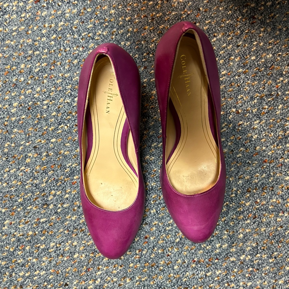 Cole Haan Purple Chelsea Pump Size 9B